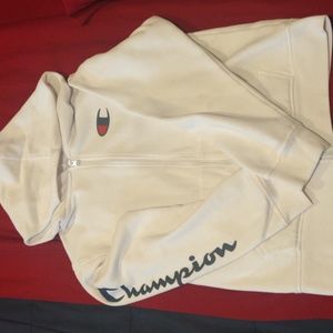 Boys Champion zip up hoodie size L